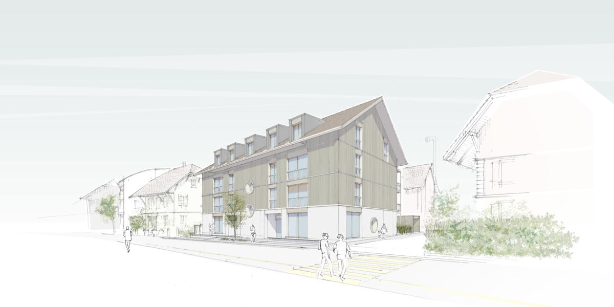 Mehrfamilienhaus Oberdorfstrasse Münchenbuchsee